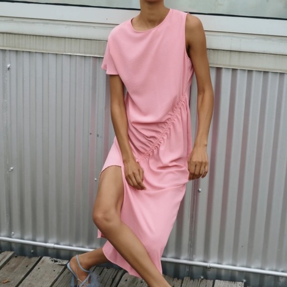 Draped Asymmetric Dress Size S NWT - Picture 4 of 6